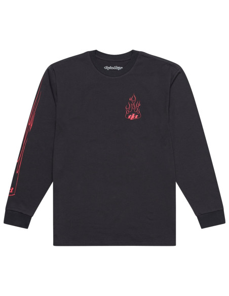 TROY LEE DESIGNS Longsleeve TORCHED Carbon