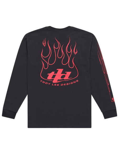 TROY LEE DESIGNS Longsleeve TORCHED Carbon