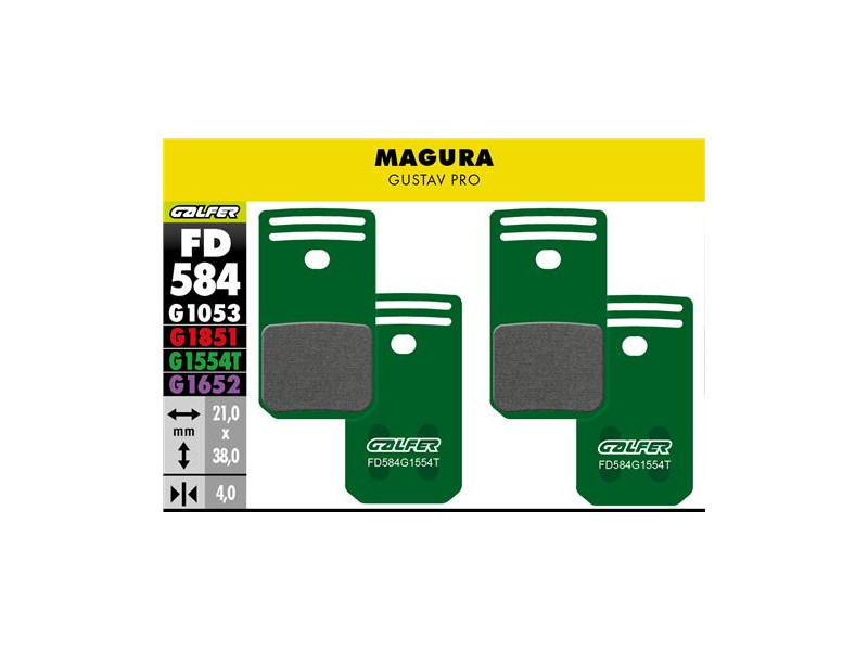 GALFER klocki hamulcowe Gustav Pro