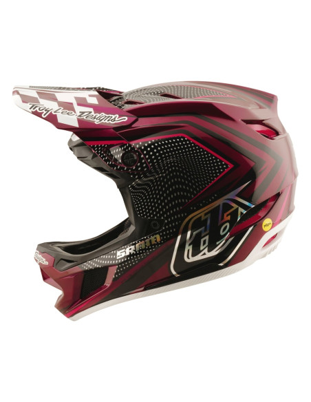TROY LEE DESIGNS kask D4 Carbon MIPS Radioscape - Limited Edition