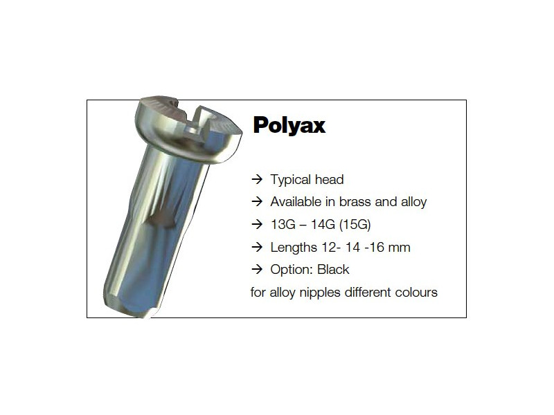 SAPIM Nyple POLYAX - Mosiądz