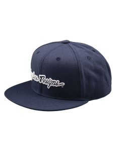 TROY LEE DESIGNS Czapka Snapback  Flat Bill Signature Indigo