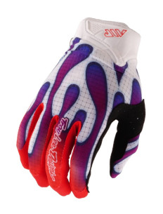 TROY LEE DESIGNS Rękawiczki AIR GLOVE Overspray White/Violet