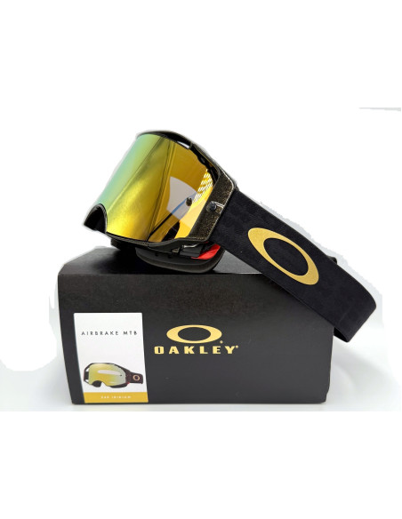 OAKLEY gogle AIRBRAKE MX 50th Anniversary - 24k Gold Iridium