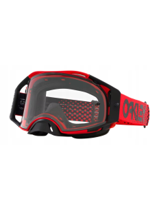 OAKLEY gogle AIRBRAKE MX Moto red - Clear