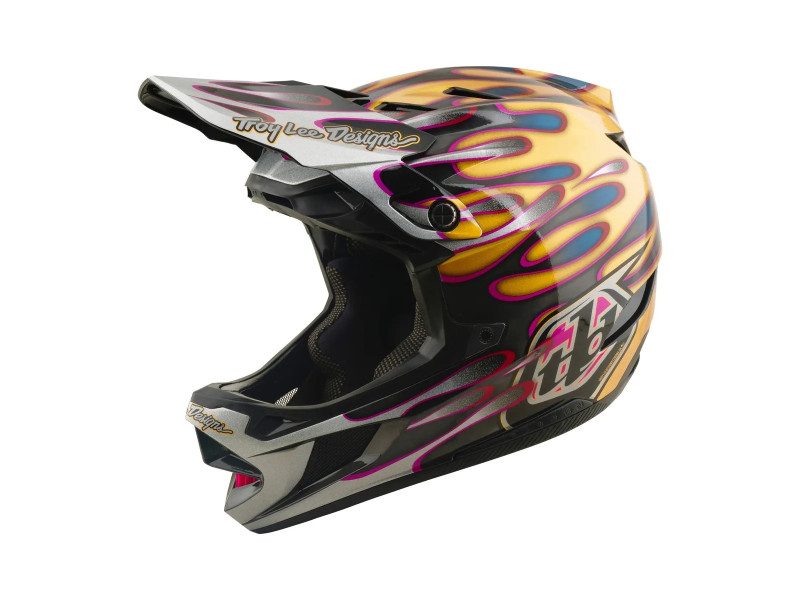 TROY LEE DESIGNS kask D4 Carbon MIPS Overspray...