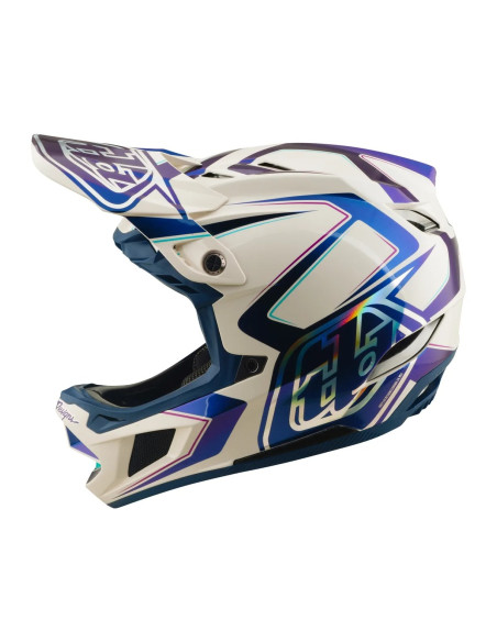 TROY LEE DESIGNS Kask D4 Composite MIPS Flared White Indigo