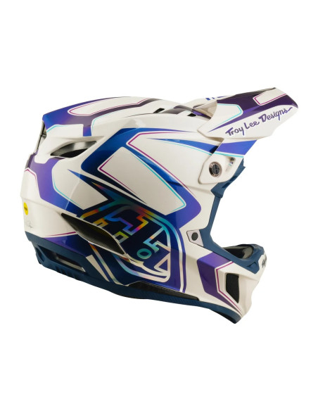 TROY LEE DESIGNS Kask D4 Composite MIPS Flared White Indigo
