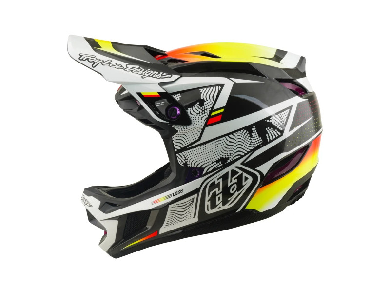 TROY LEE DESIGNS kask D4 Carbon MIPS Lines Up