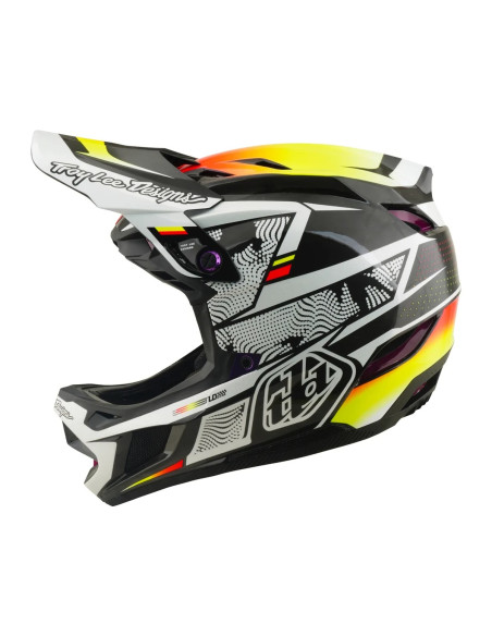 TROY LEE DESIGNS kask D4 Carbon MIPS Lines Up