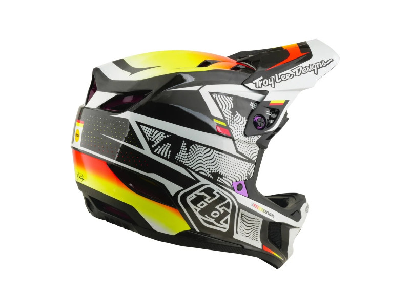 TROY LEE DESIGNS kask D4 Carbon MIPS Lines Up