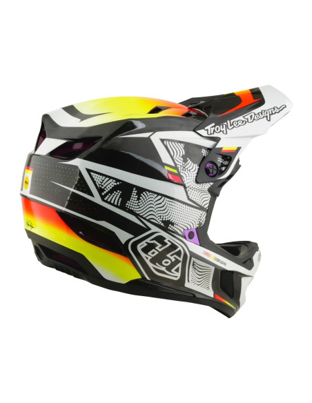 TROY LEE DESIGNS kask D4 Carbon MIPS Lines Up