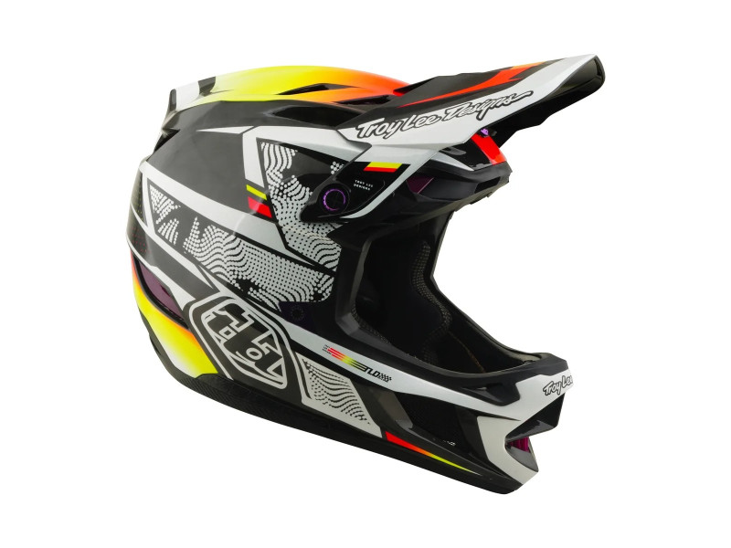 TROY LEE DESIGNS kask D4 Carbon MIPS Lines Up
