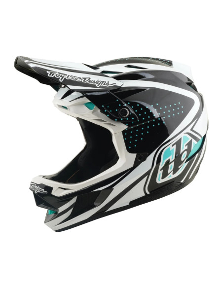 TROY LEE DESIGNS Kask D4 Polyacrylite MIPS The Line Charcoal