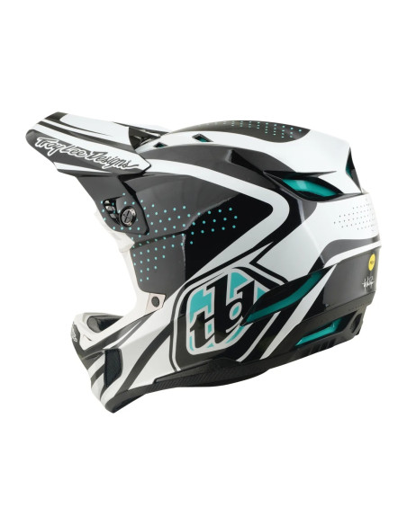 TROY LEE DESIGNS Kask D4 Polyacrylite MIPS The Line Charcoal